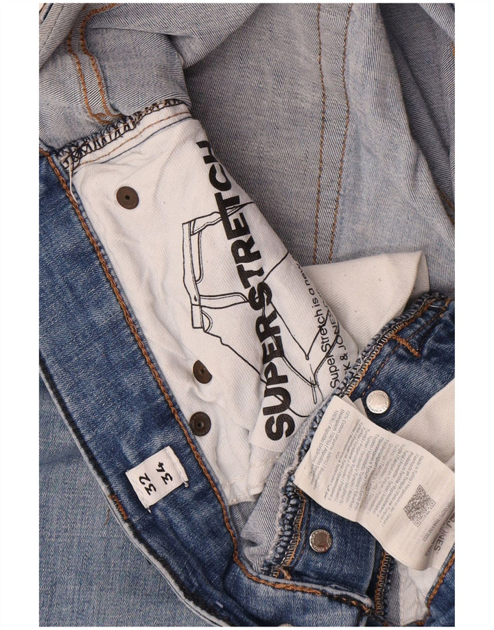 Męskie jeansy Jack & Jones GLENN Slim W32 L34 Niebieska bawełna