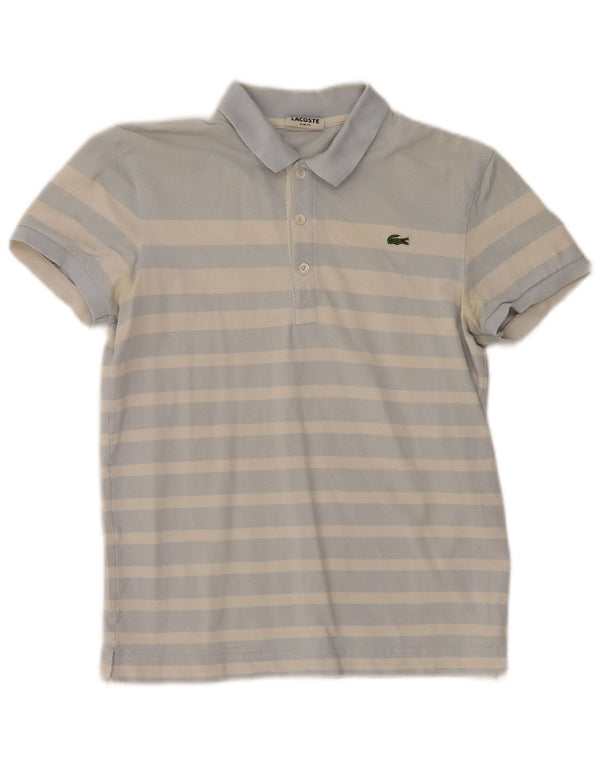 Męska koszulka polo Lacoste Slim Fit, rozmiar 2, XS, niebieska, bawełniana w paski