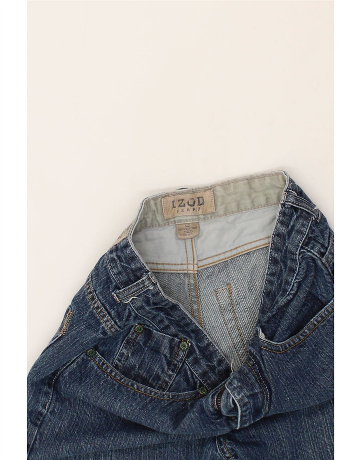 IZOD Womens Denim Shorts US 12 Large W28  Blue Cotton Vintage Izod and Second-Hand Izod from Messina Hembry 