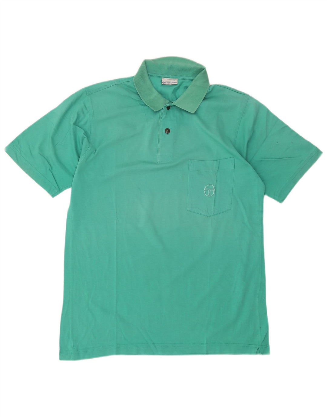 Męska koszulka polo Sergio Tacchini, średnia zielona bawełna