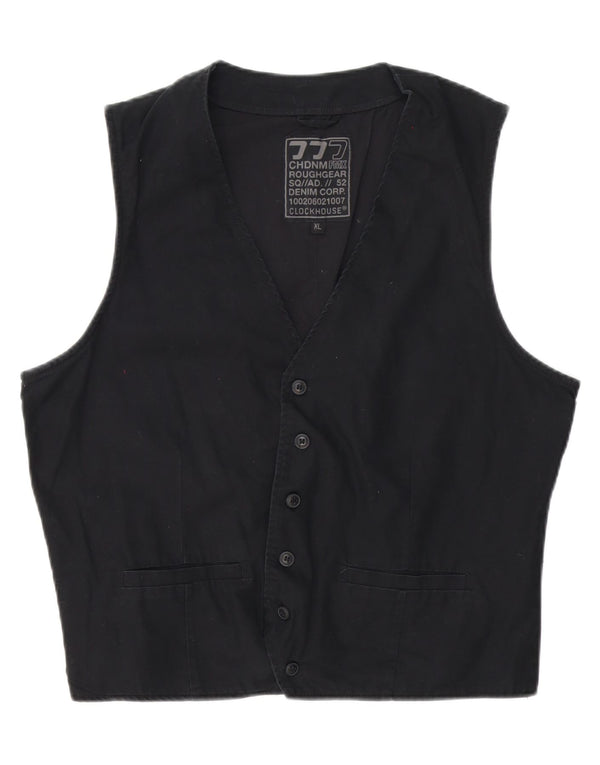 Kamizelka męska C&A XL, czarna, bawełniana