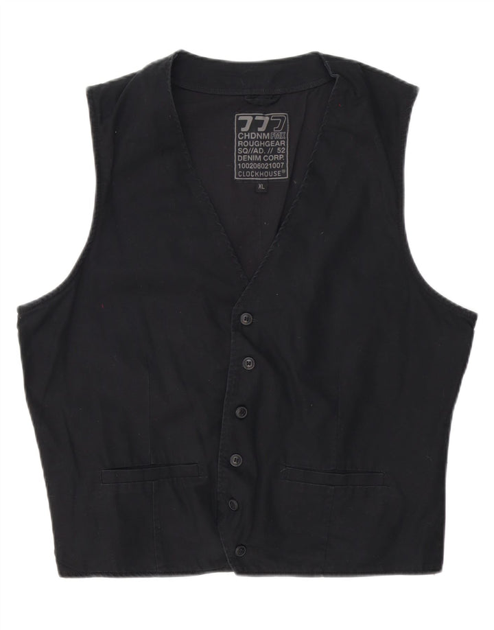 Kamizelka męska C&A XL, czarna, bawełniana