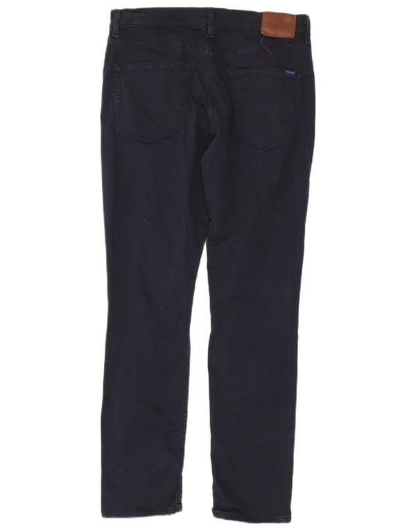Spodnie męskie Gant Slim Casual W34 L32 Granatowa bawełna