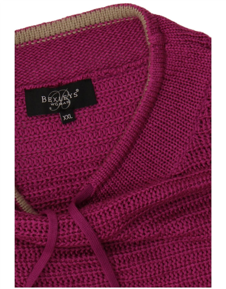 BEXLEYS Womens Crew Neck Jumper Sweater UK 20 2XL Pink