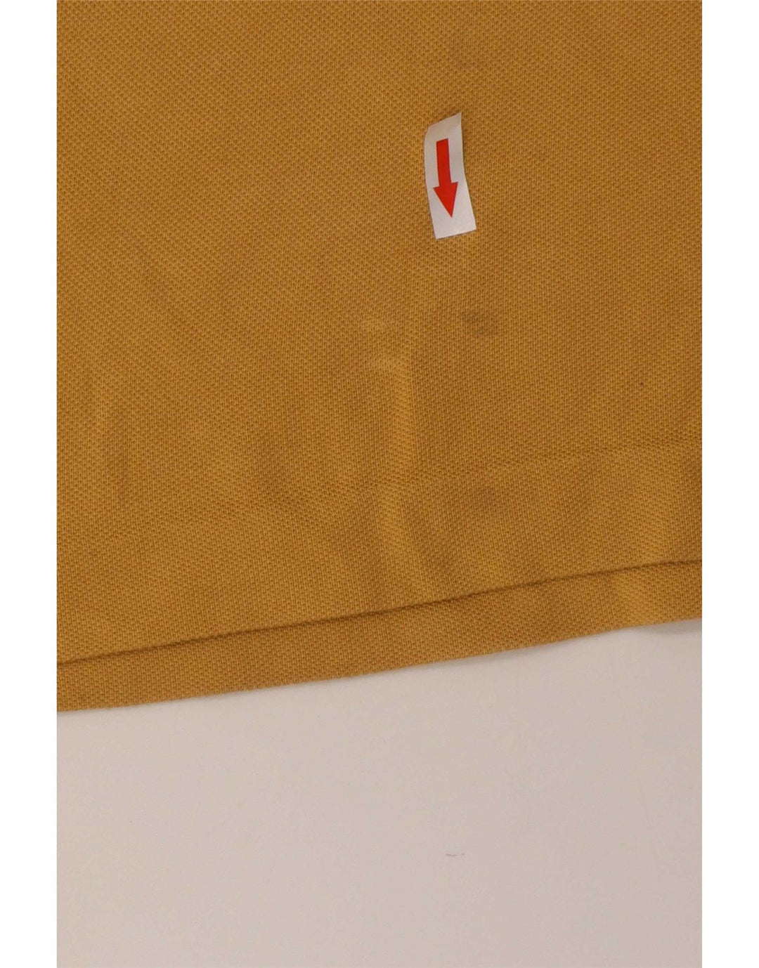 Lacoste Mens Polo Shirt Size 5 Large Yellow Cotton