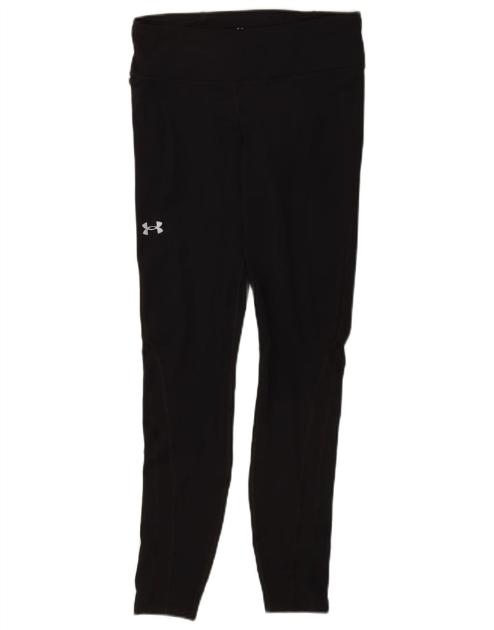 Damskie legginsy Under Armour Heat Gear UK 12, średnie granatowe