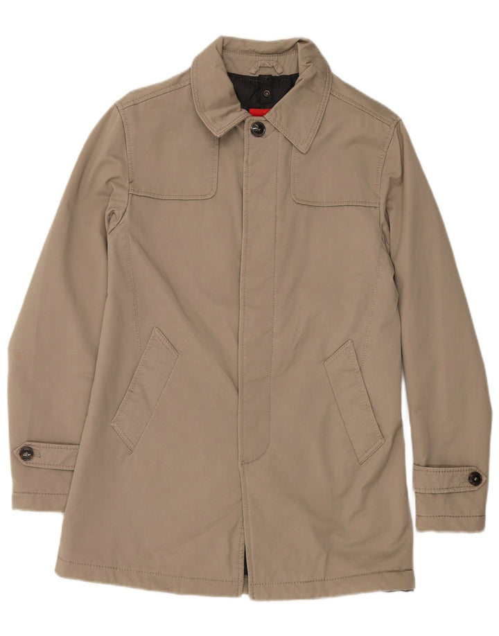 Płaszcz męski Zara UK 36 Small Beżowy, bawełniany
