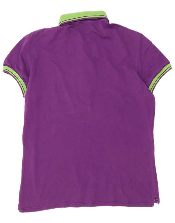 Męska koszulka polo Dolce & Gabbana XL, fioletowa, bawełniana
