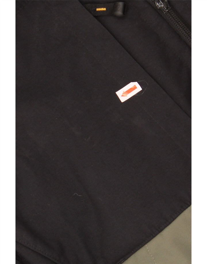 Męska kurtka wiatrówka JACK WOLFSKIN UK 36/38, średni khaki, blok kolorów