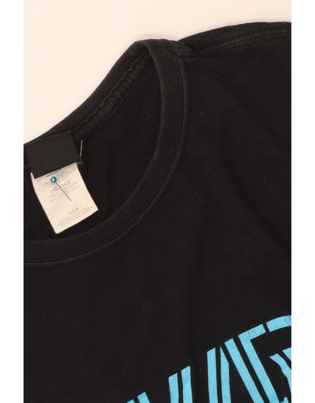 Męska koszulka z grafiką Quiksilver, średnia, czarna bawełna