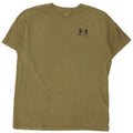 Under Armour Męski T-shirt Top, duży, bawełniany khaki