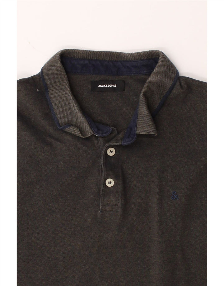Mens Polo Shirt Medium Vintage Jack & Jones and Second-Hand Jack & Jones from Messina Hembry 