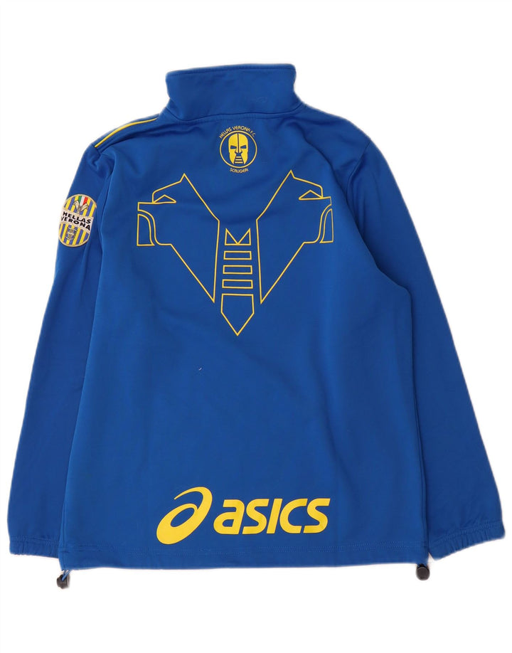 Chłopięcy dres Asics HELLAS VERONA z grafiką, 11-12 lat, niebieski