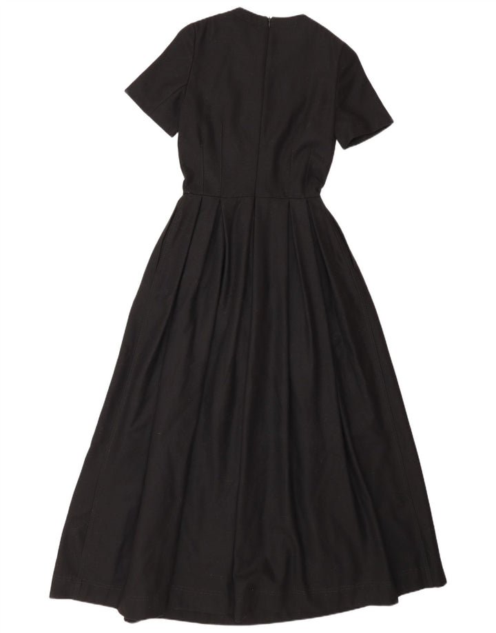 Sukienka maxi damska Massimo Dutti EU 34 2XS czarna wełniana