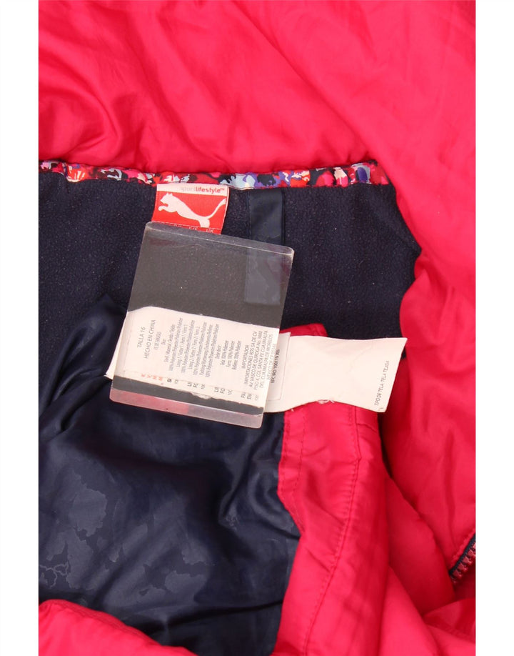 Puma Dziewczęca Ocieplana Kurtka 15-16 Lat Różowy Poliester