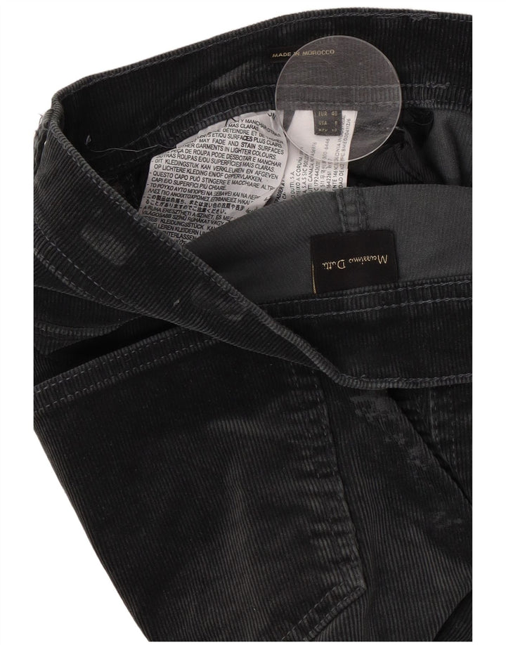 Damskie sztruksowe spodnie Massimo Dutti EU 40 Medium W30 L31 Granatowe