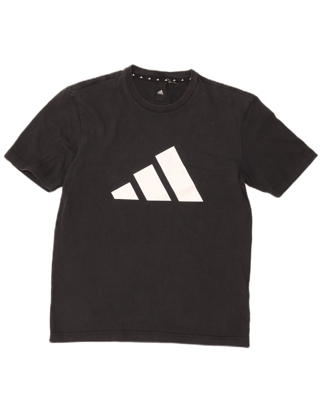 Męska koszulka z grafiką Adidas, średnia, czarna bawełna