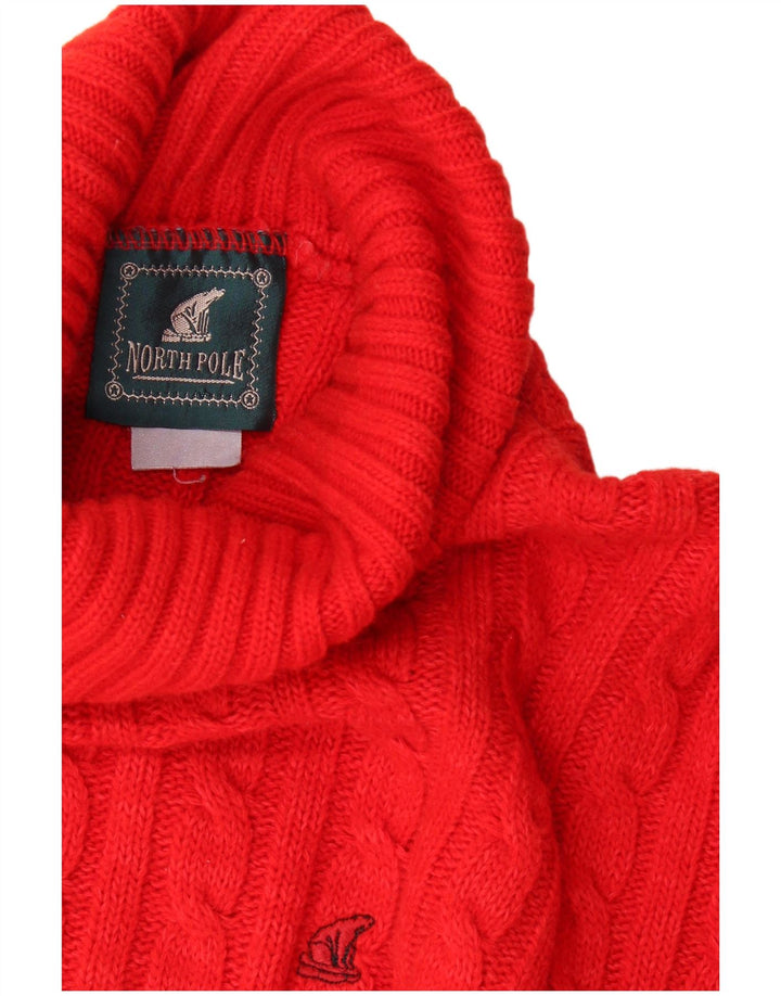 Sweter damski North Pole UK 18 XL czerwony