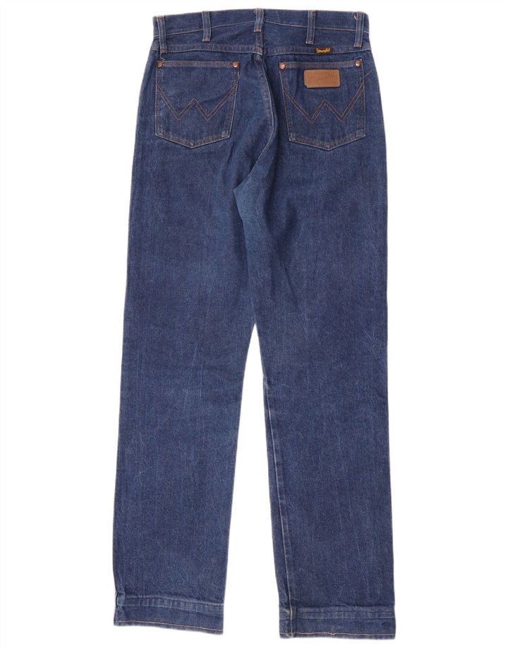 Męskie proste dżinsy Wrangler W30 L33 niebieskie