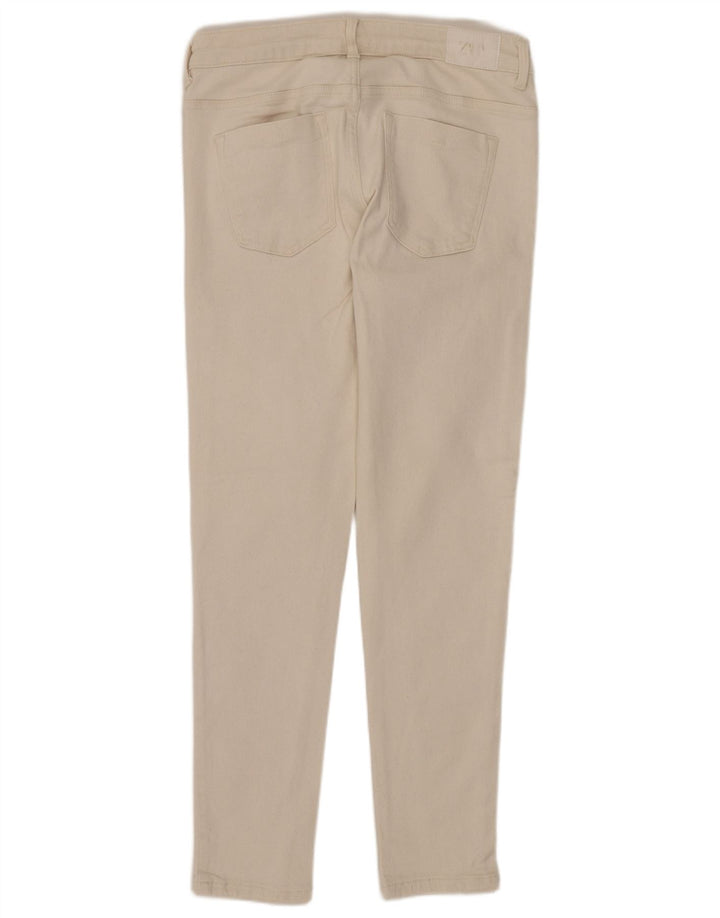 Damskie jeansy skinny ZARA EU 40 Medium W30 L27 Off White
