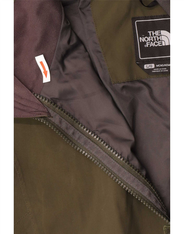Męska kurtka wiatrówka The North Face UK 40, duża, zielona nylonowa