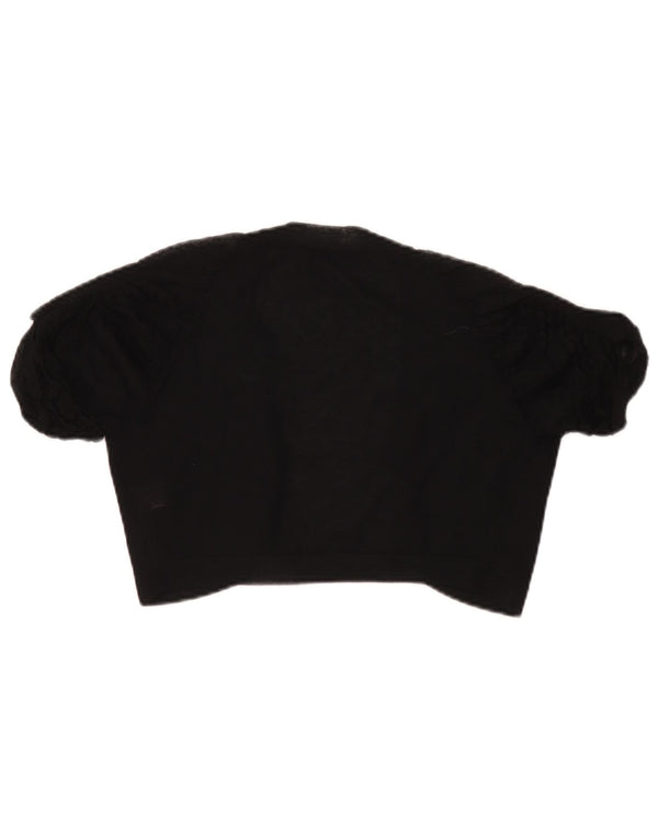 Damskie prześwitujące bolerko Coast UK 10 Small Black wiskoza