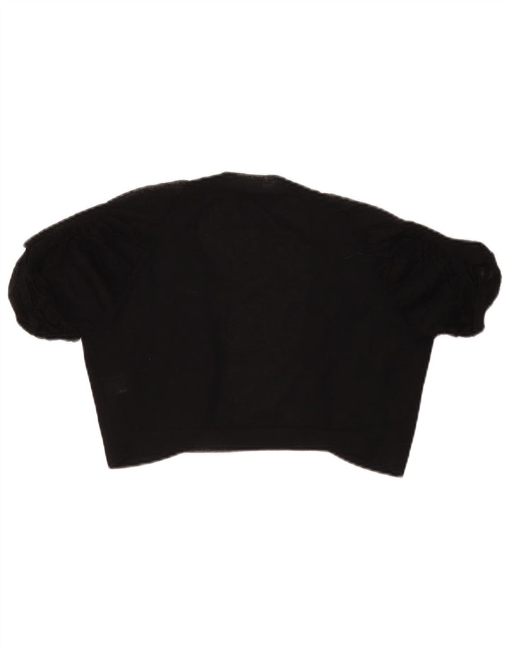 Damskie prześwitujące bolerko Coast UK 10 Small Black wiskoza