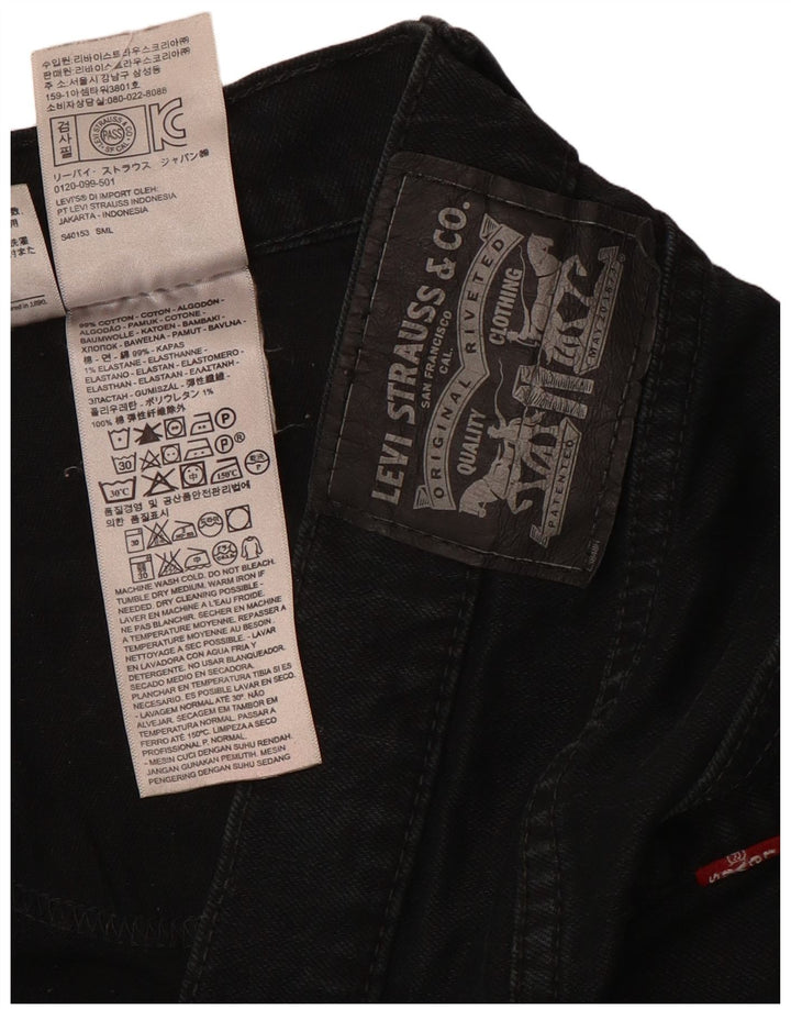 Męskie jeansy Levi's W36 L32 Czarne bawełniane