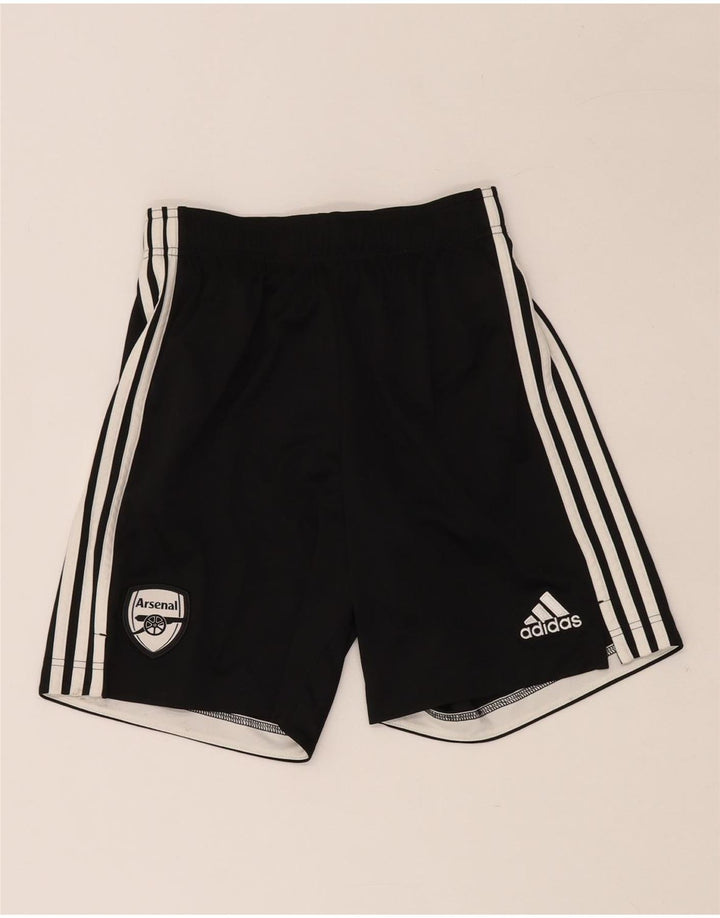 Męskie spodenki sportowe ADIDAS Arsenal, małe, czarne, poliestrowe
