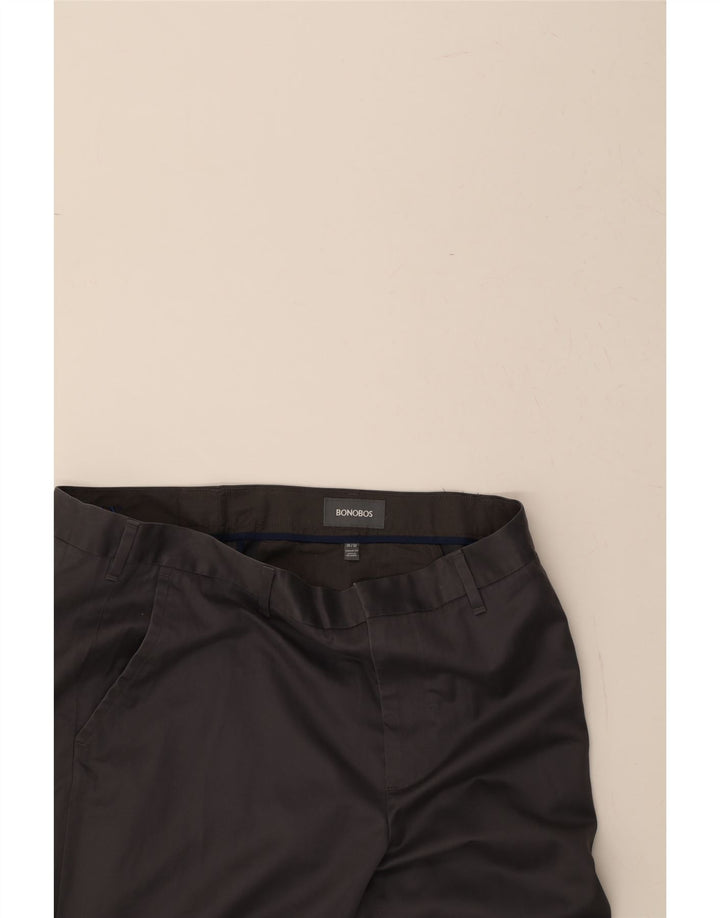 BONOBOS Mens Slim Chino Trousers W35 L32 Grey Vintage BONOBOS and Second-Hand BONOBOS from Messina Hembry 