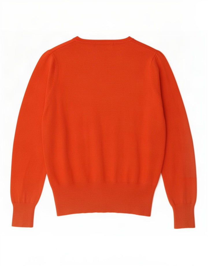 Marks & Spencer Damski sweter rozpinany UK 14 Średnio-pomarańczowa wiskoza