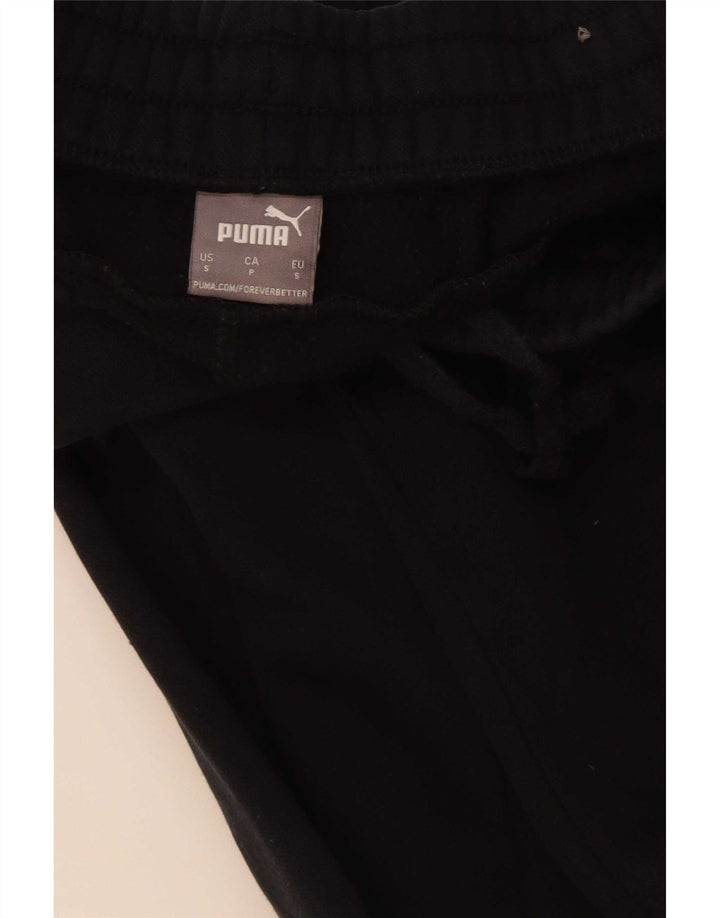 Męskie spodnie dresowe Puma z grafiką, małe czarne