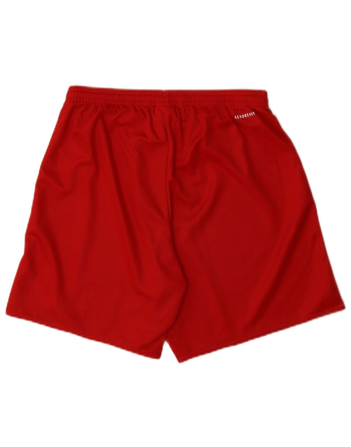 Męskie spodenki sportowe Adidas Aeroready, średni czerwony poliester