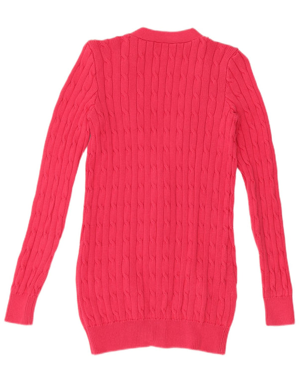 Sweter damski Polo Ralph Lauren, UK 10, mały, różowy, bawełniany