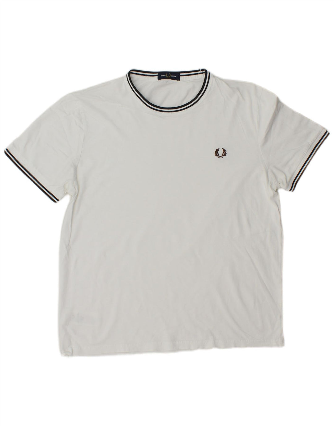 T-shirt męski Fred Perry, duży, kaszmirowy, w białe paski