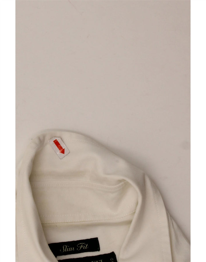 Koszula męska FRED PERRY Slim Fit 2XL, biała, bawełniana