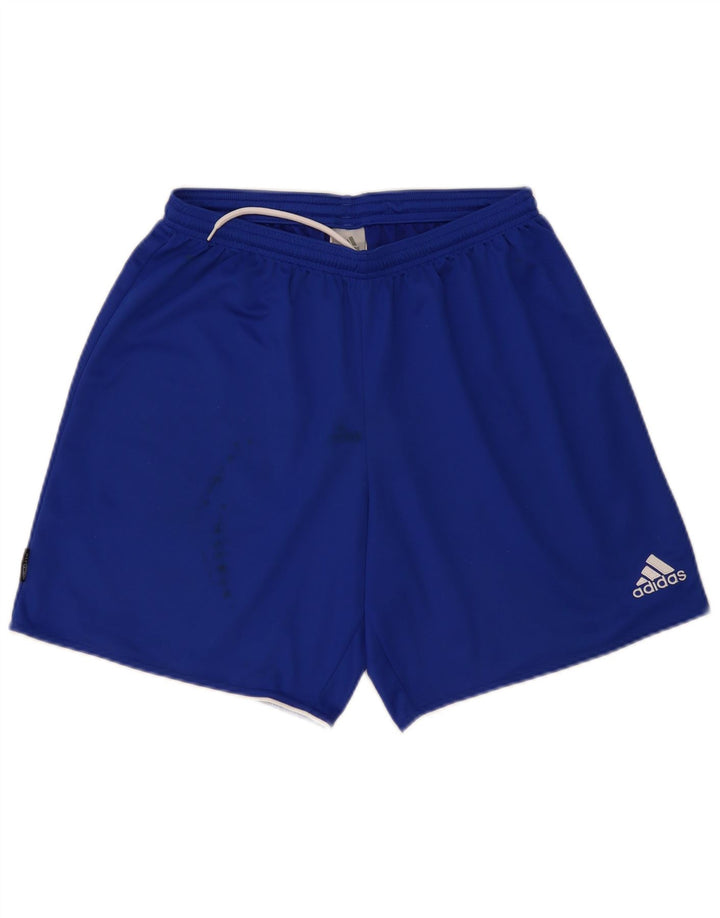 Męskie spodenki sportowe Adidas, duże, niebieskie, poliestrowe