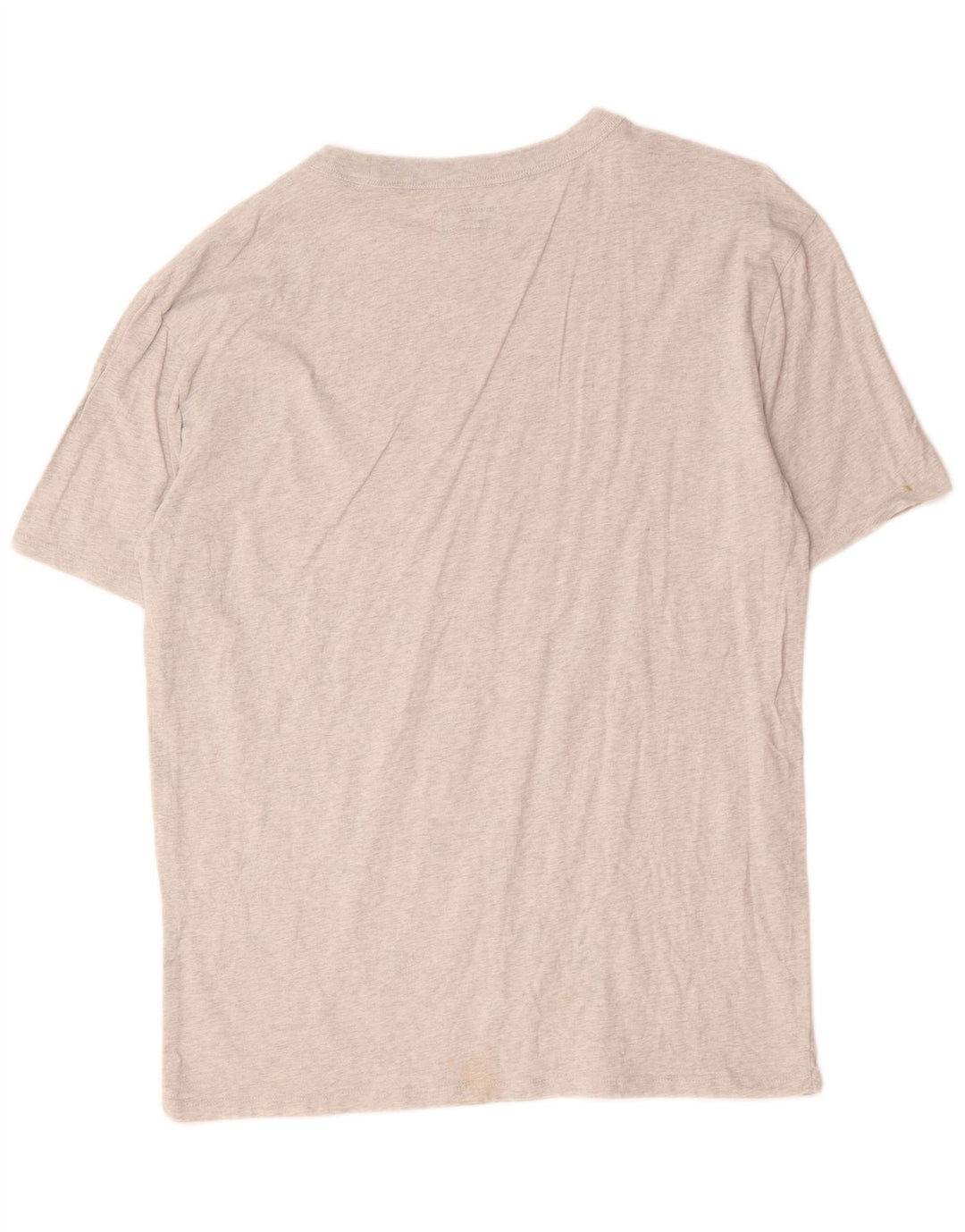 Męski T-shirt Guess z grafiką, duży, szary, z bawełny w plamki
