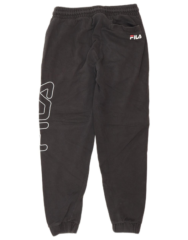 Damskie spodnie dresowe FILA Graphic Joggers UK 6 XS Czarne