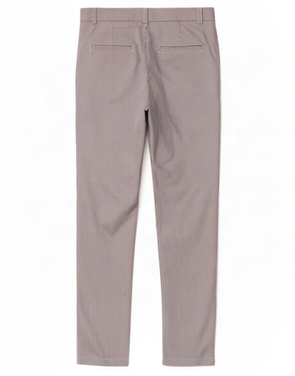 Spodnie Chino damskie Marks & Spencer UK 12 Medium W30 L30 Białe prążki
