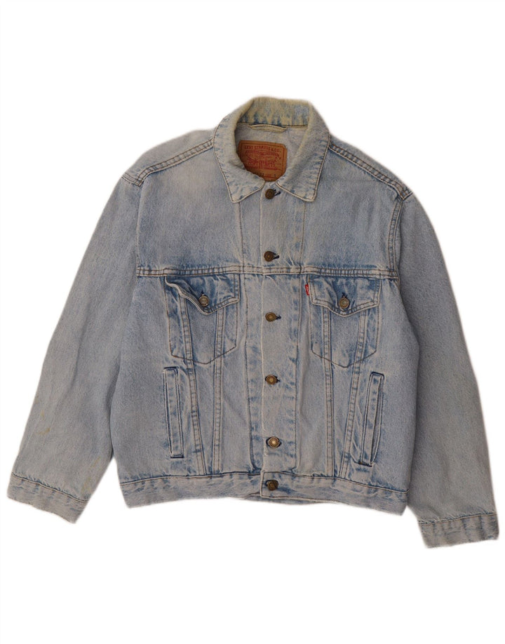 Męska kurtka dżinsowa Levi's UK 36 Small, niebieska, bawełniana