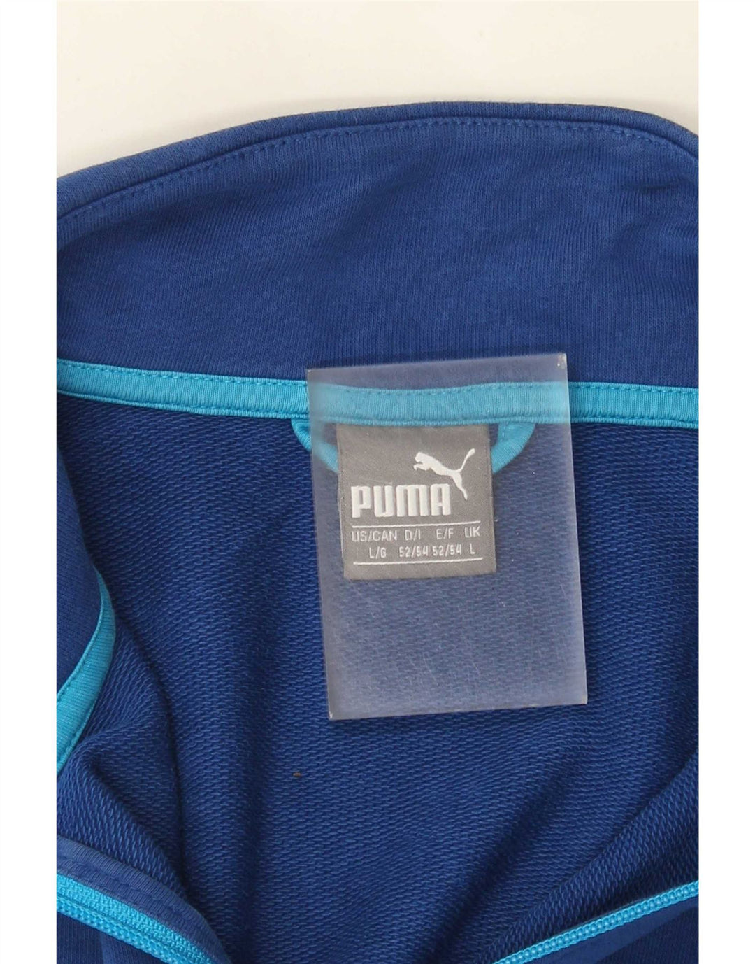 Męska kurtka dresowa Puma Graphic, duża, niebieska