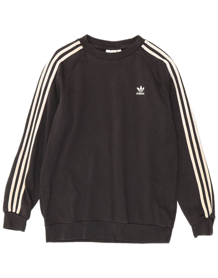Adidas Męska Bluza Sweter Średni Czarny Bawełna