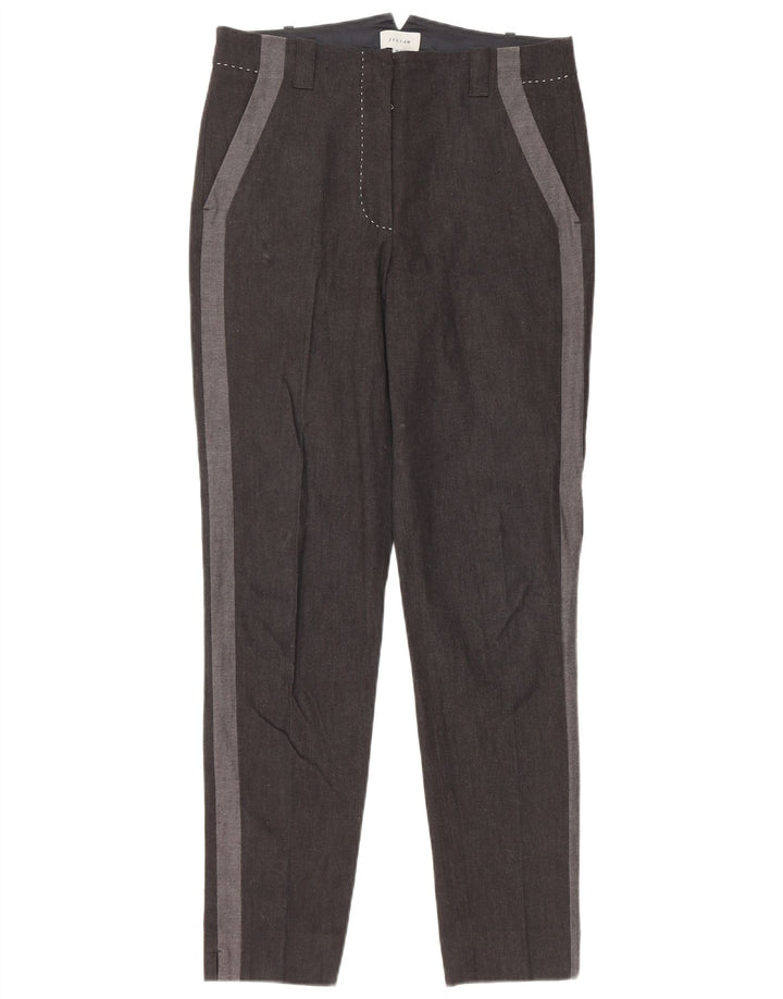 Damskie spodnie typu chino JIGSAW UK 10 Small W30 L29 Czarny blok kolorów