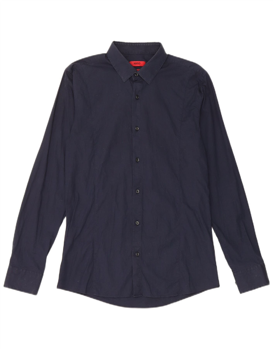 Koszula męska Hugo Boss Slim Fit, mała, granatowa, bawełniana