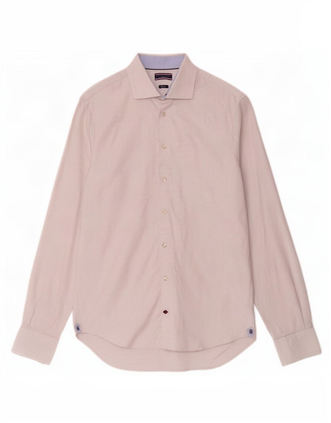 Koszula męska Tommy Hilfiger Slim Fit, rozmiar 39 15 1/2, średnia, biała w cętki