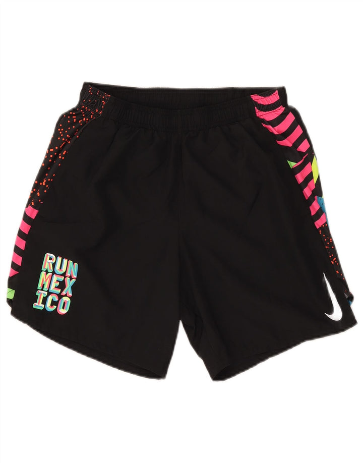 Damskie spodenki sportowe Nike Dri Fit Graphic, małe, czarne