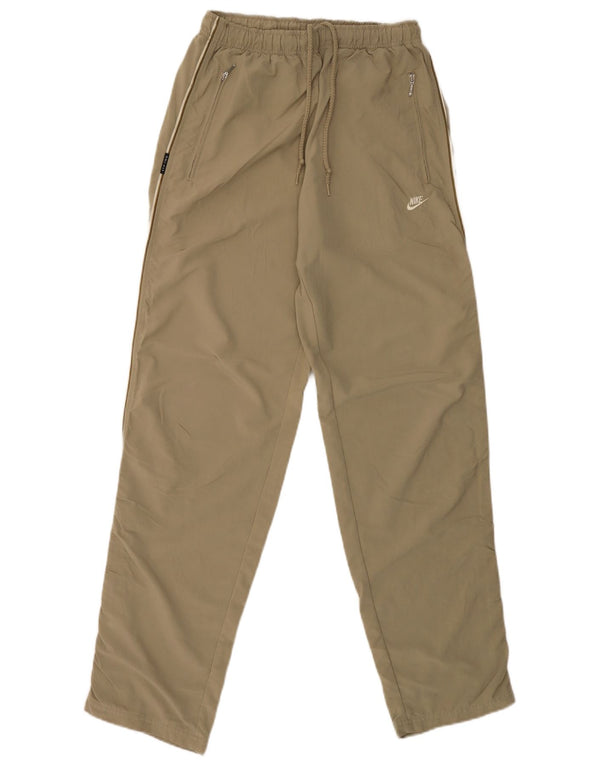 Męskie spodnie dresowe NIKE UK 36/38, małe, nylonowe khaki