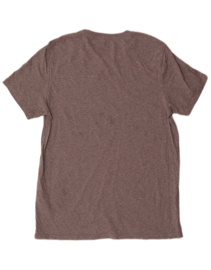 Męski T-shirt z grafiką Levi's, duży, szary, bawełniany