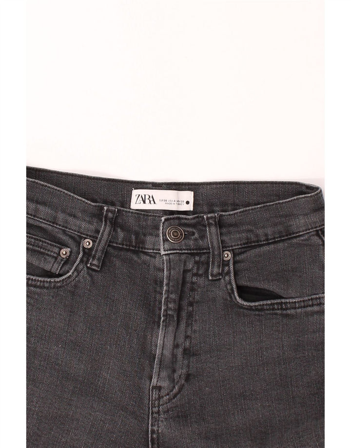 ZARA Womens Straight Jeans EU 36 XS W26 L27 Grey Vintage Zara and Second-Hand Zara from Messina Hembry 